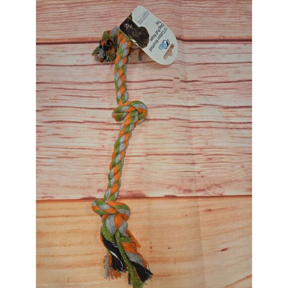 Dukes Pet Products Cotton Knotted Dog Pull Rope Toy 3 Pack Set - Picture 3 of 8